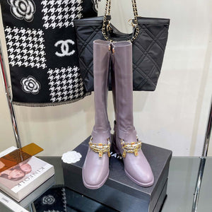 Chanel Women's Shoes High Boots G38812 - 35 - View 9