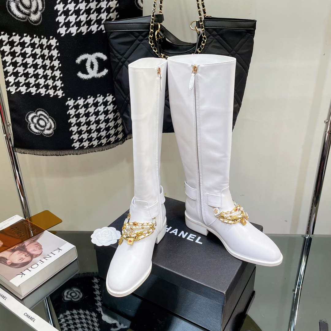 Chanel Women's Shoes High Boots G38813 - 35 - View 7