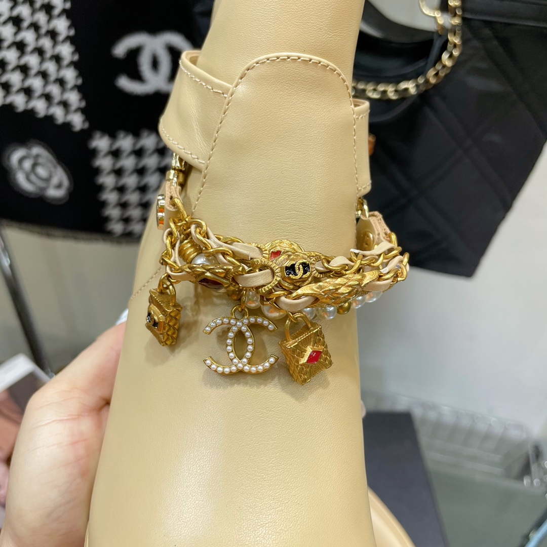 Chanel Women's Shoes Ankle Boots G38814