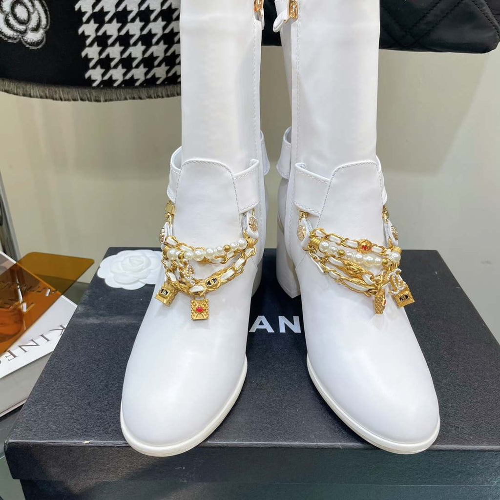Chanel Women's Shoes Ankle Boots G38815