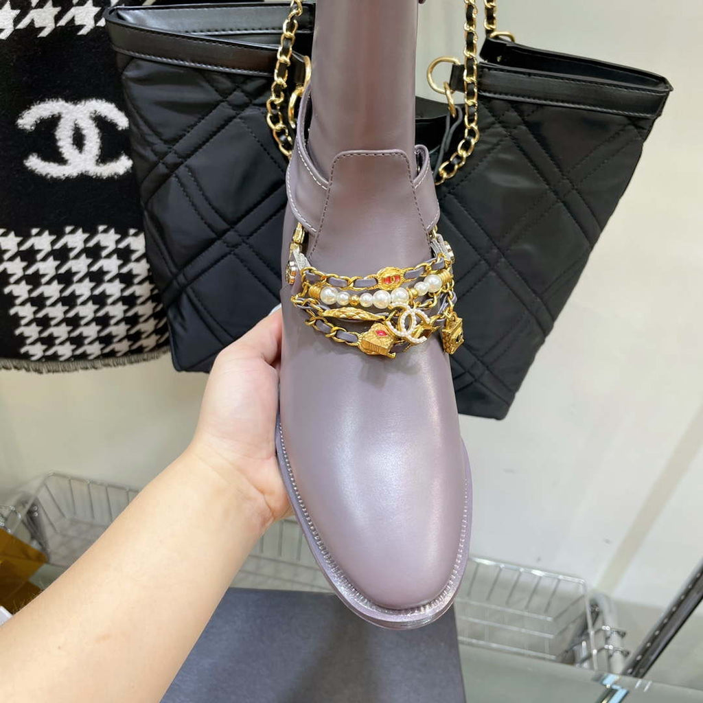 Chanel Women's Shoes Ankle Boots G38817