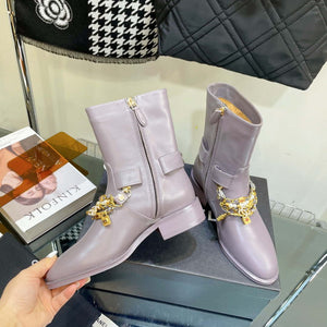 Chanel Women's Shoes Ankle Boots G38817 - 35 - View 6