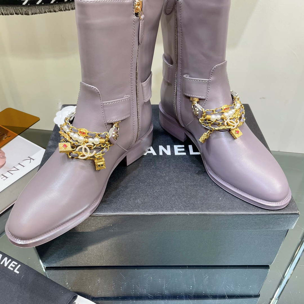 Chanel Women's Shoes Ankle Boots G38817