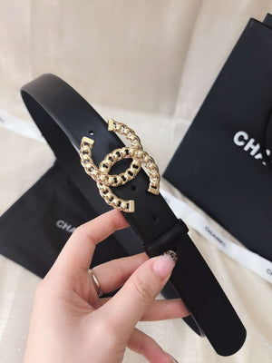 Chanel classic double C belt 3.0Cm leather AA0954 - '--Please Select-- - View 5
