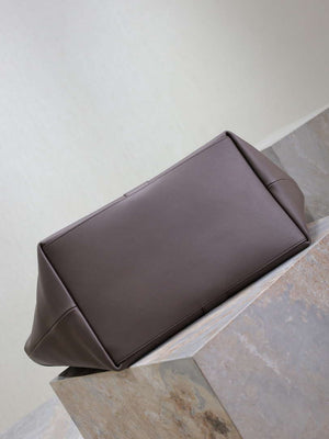 YSL 817602AAEB31000 Y Tote in leather Calfskin Purple Coffe - Default Title - View 9