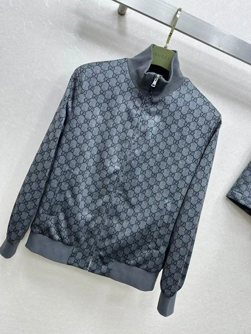 Gucci Women Monogram Print Lapel Jacket & Shorts G11143