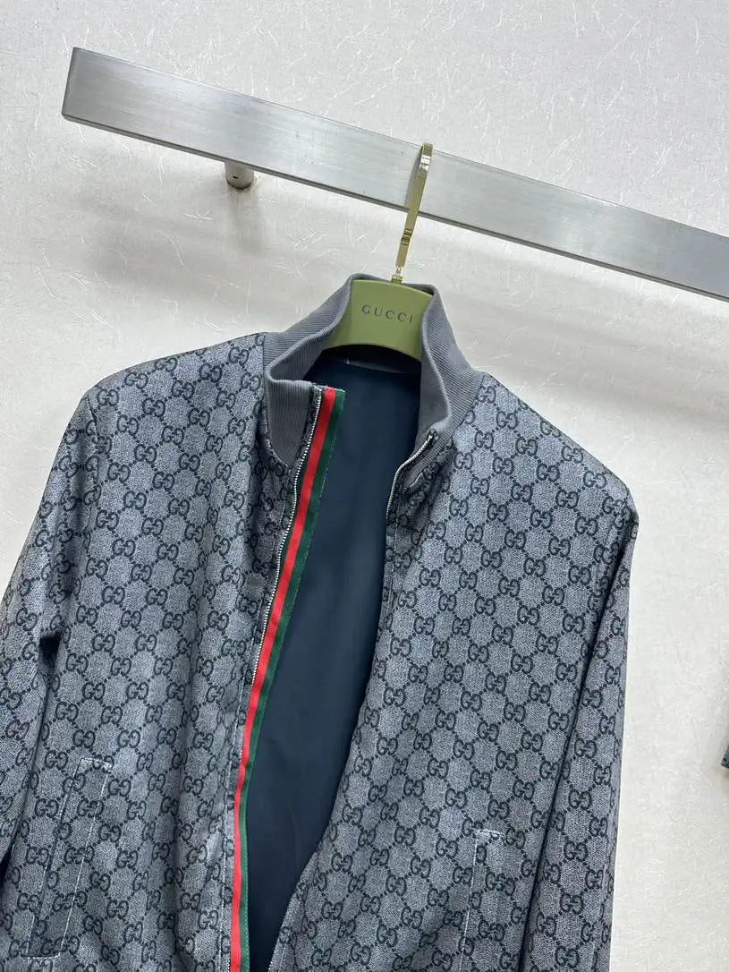 Gucci Women Monogram Print Lapel Jacket & Shorts G11143