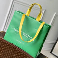 LV M24457 Louis Vuitton Shopper Tote MM Bag Grass Green