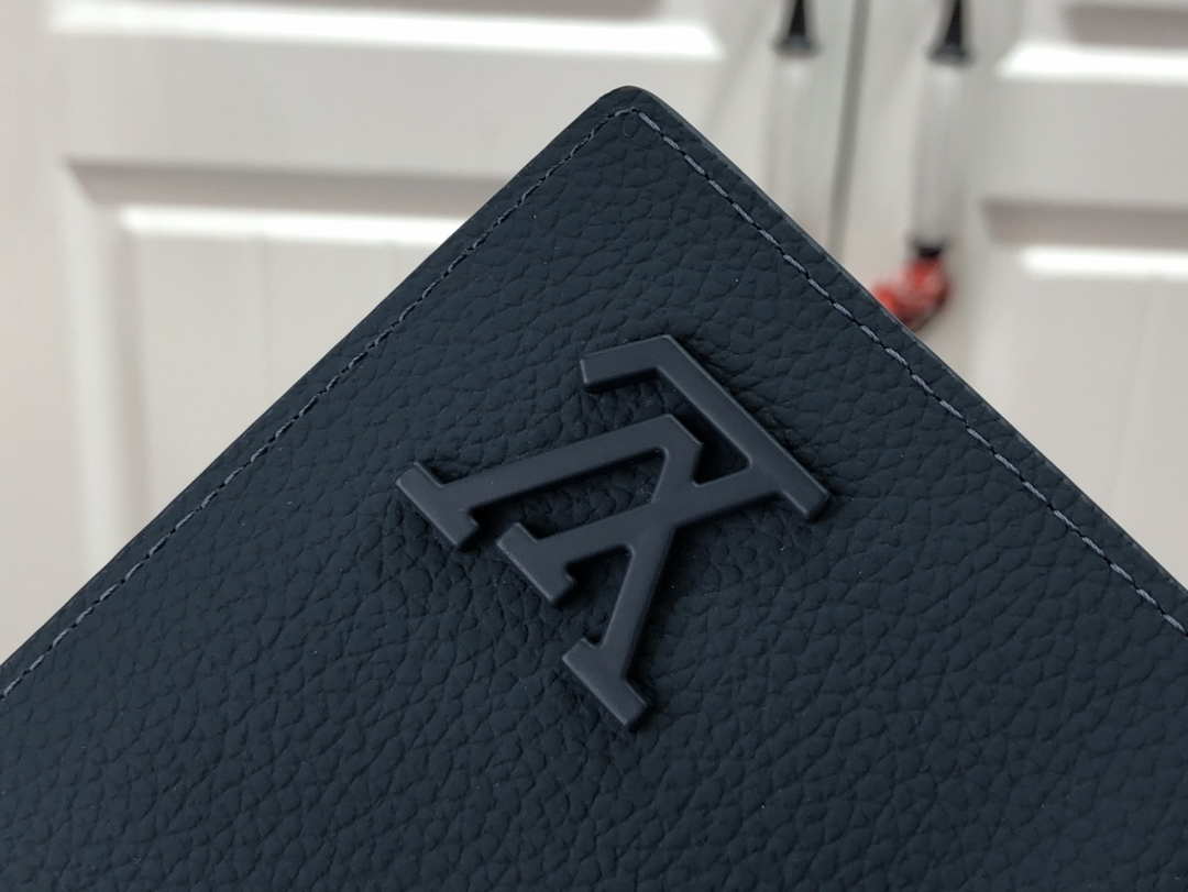 Louis Vuitton M81028 Pocket Organizer LV aerogram Navy Blue