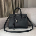 YSL 378299 Yves Saint Laurent Classic Sac De Jour Small in Grained Leather Black