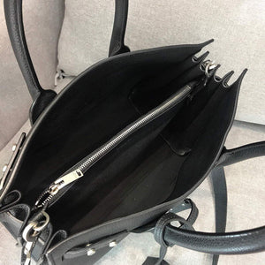 YSL 378299 Yves Saint Laurent Classic Sac De Jour Small in Grained Leather Black - Default Title - View 7