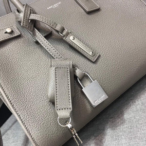 YSL 421863 Classic Sac de Jour Baby in Smooth Leather Gray - Default Title - View 6