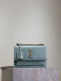 YSL 442906 SUNSET MEDIUM IN Aqua python print