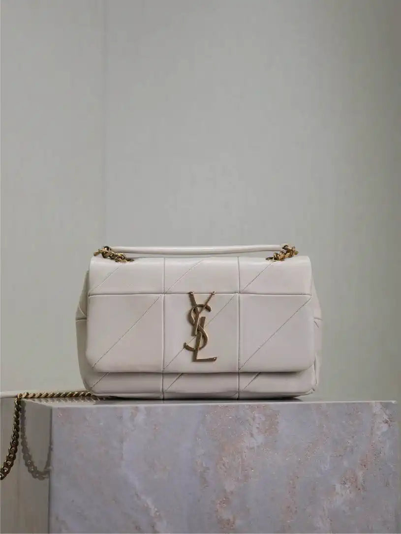 YSL 515820 Saint Laurent Small Jamie Bag White