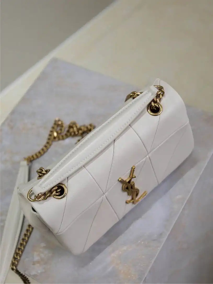 YSL 515820 Saint Laurent Small Jamie Bag White