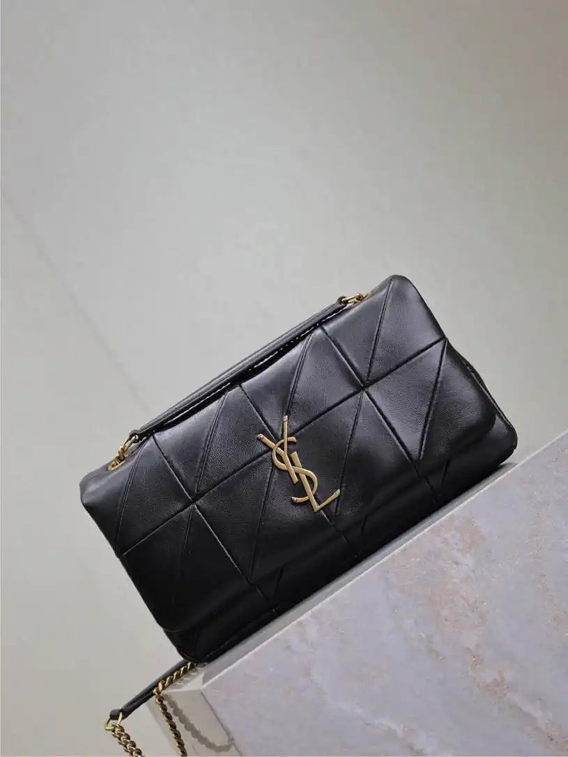 YSL 515821 Saint Laurent Lambskin Medium Jamie Bag black