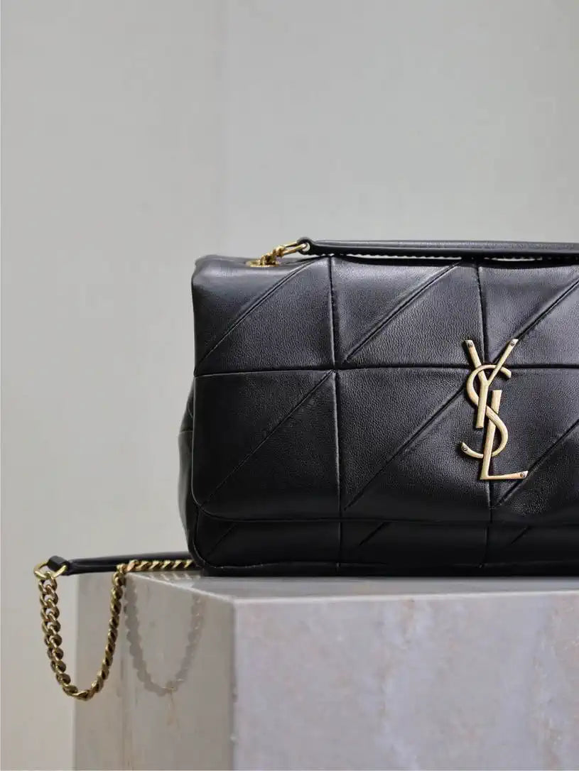 YSL 515821 Saint Laurent Lambskin Medium Jamie Bag black