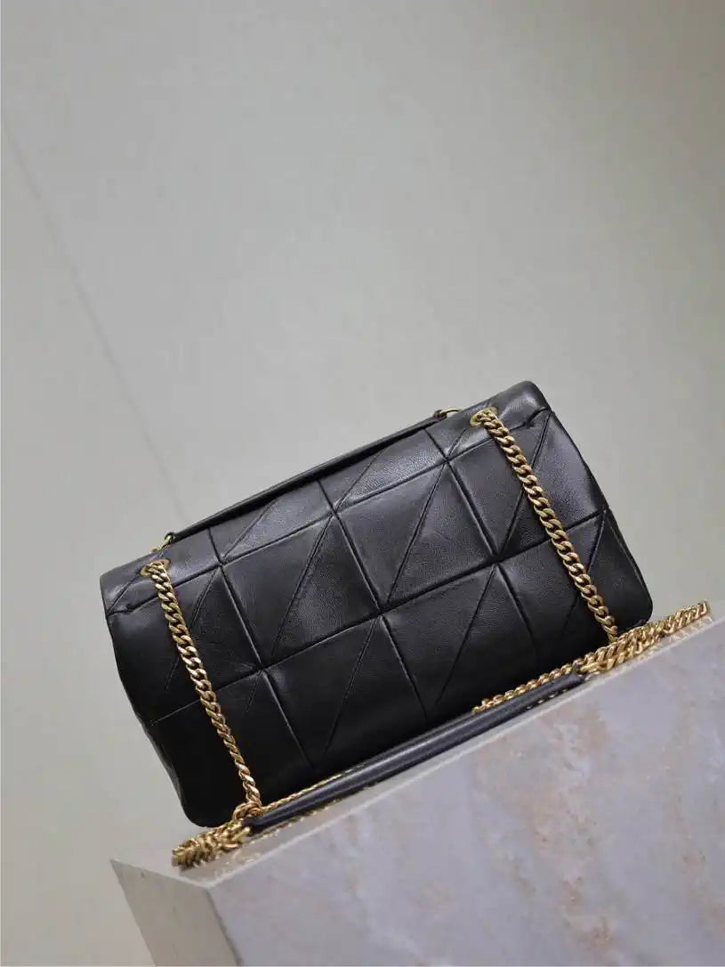 YSL 515821 Saint Laurent Lambskin Medium Jamie Bag black