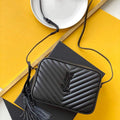 YSL 520534 Lou Camera Bag In Matelassé Leather Black