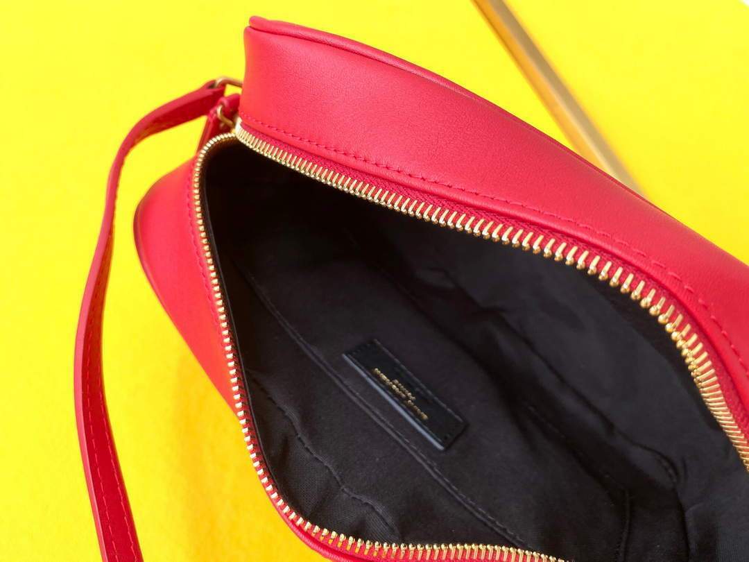 YSL 520534 Lou Camera Bag In Matelass¨¦ Leather Red