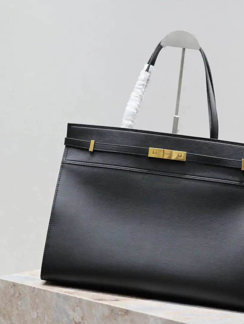 YSL 553745 XL MANHATTAN in BOX SAINT LAURENT Black