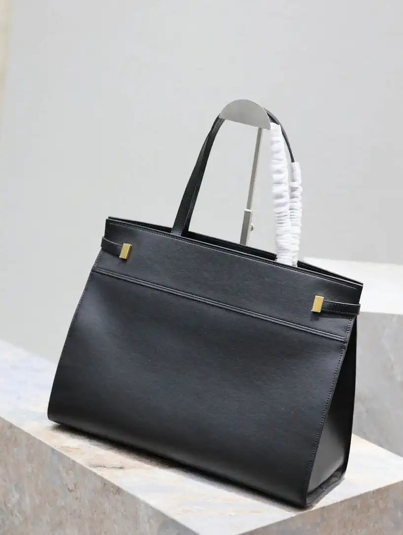 YSL 553745 XL MANHATTAN in BOX SAINT LAURENT Black