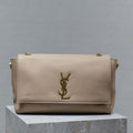 YSL 553804 Saint Laurent Reversible Medium Kate in Suede Bean paste - Default Title - View 1