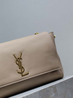 YSL 553804 Saint Laurent Reversible Medium Kate in Suede Bean paste - Default Title - View 3