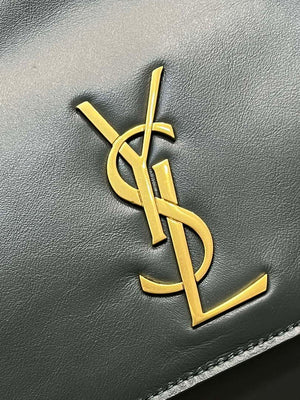 YSL 553804 Saint Laurent Reversible Medium Kate in Suede Blue - Default Title - View 3