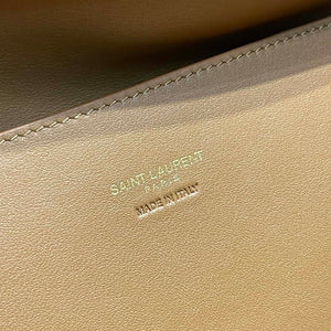 YSL 553804 Saint Laurent Reversible Medium Kate in Suede Brown - Default Title - View 9