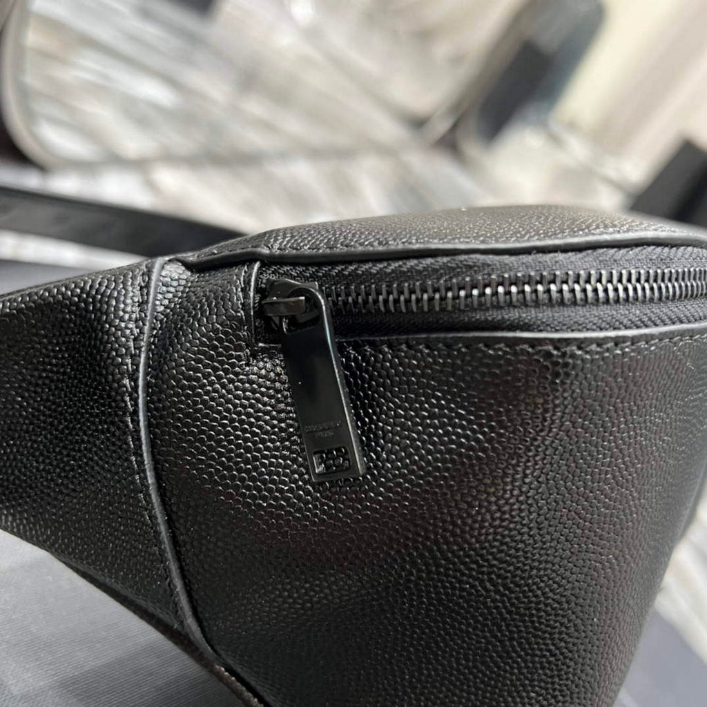 YSL 569737 Classic Crossbody Leather Bag Black Buckle