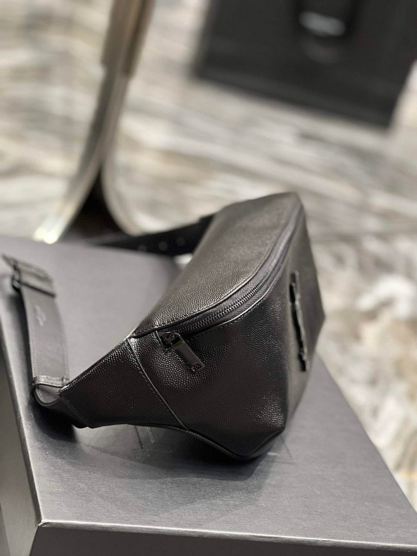 YSL 569737 Classic Crossbody Leather Bag Black Buckle - Default Title - View 6