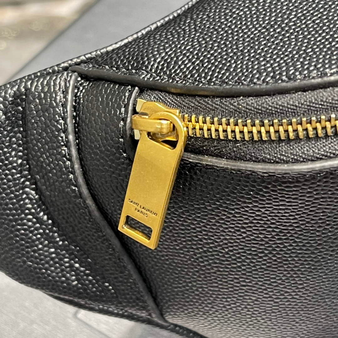 YSL 569737 Classic Crossbody Leather Bag Gold Buckle