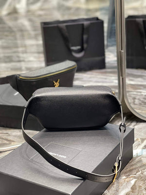 YSL 569737 Classic Crossbody Leather Bag Gold Buckle - Default Title - View 6
