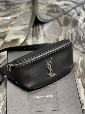 YSL 569737 Classic Crossbody Leather Bag Silver Buckle - Default Title - View 2