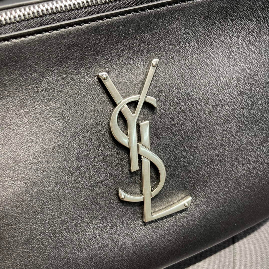 YSL 569737 Classic Crossbody Leather Bag Silver Buckle
