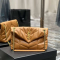 YSL 577476 Saint Laurent Puffer Small In Nappa Leather Brown - Default Title - View 1