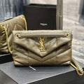 YSL 577476 Saint Laurent Puffer Small In Nappa Leather Green - Default Title - View 1