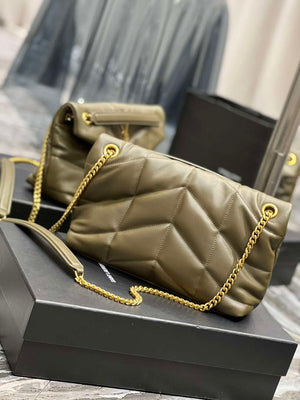 YSL 577476 Saint Laurent Puffer Small In Nappa Leather Green - Default Title - View 6
