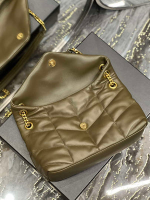 YSL 577476 Saint Laurent Puffer Small In Nappa Leather Green - Default Title - View 8