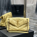 YSL 577476 Saint Laurent Puffer Small In Nappa Leather Yellow - Default Title - View 1