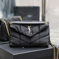 YSL 577476 Saint Laurent Puffer Small In Nylon Black - Default Title - View 1