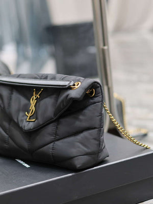 YSL 577476 Saint Laurent Puffer Small In Nylon Black - Default Title - View 5