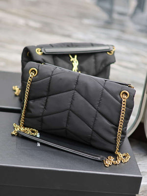 YSL 577476 Saint Laurent Puffer Small In Nylon Black - Default Title - View 6