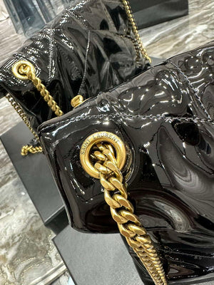 YSL 577476 Saint Laurent Puffer Small In Patent Leather Black - Default Title - View 5