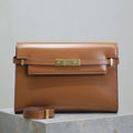 YSL 579271  Manhattan In Box Saint Laurent calfskin Brown