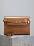 YSL 579271  Manhattan In Box Saint Laurent calfskin Brown