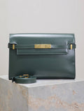 YSL 579271  Manhattan In Box Saint Laurent calfskin Green