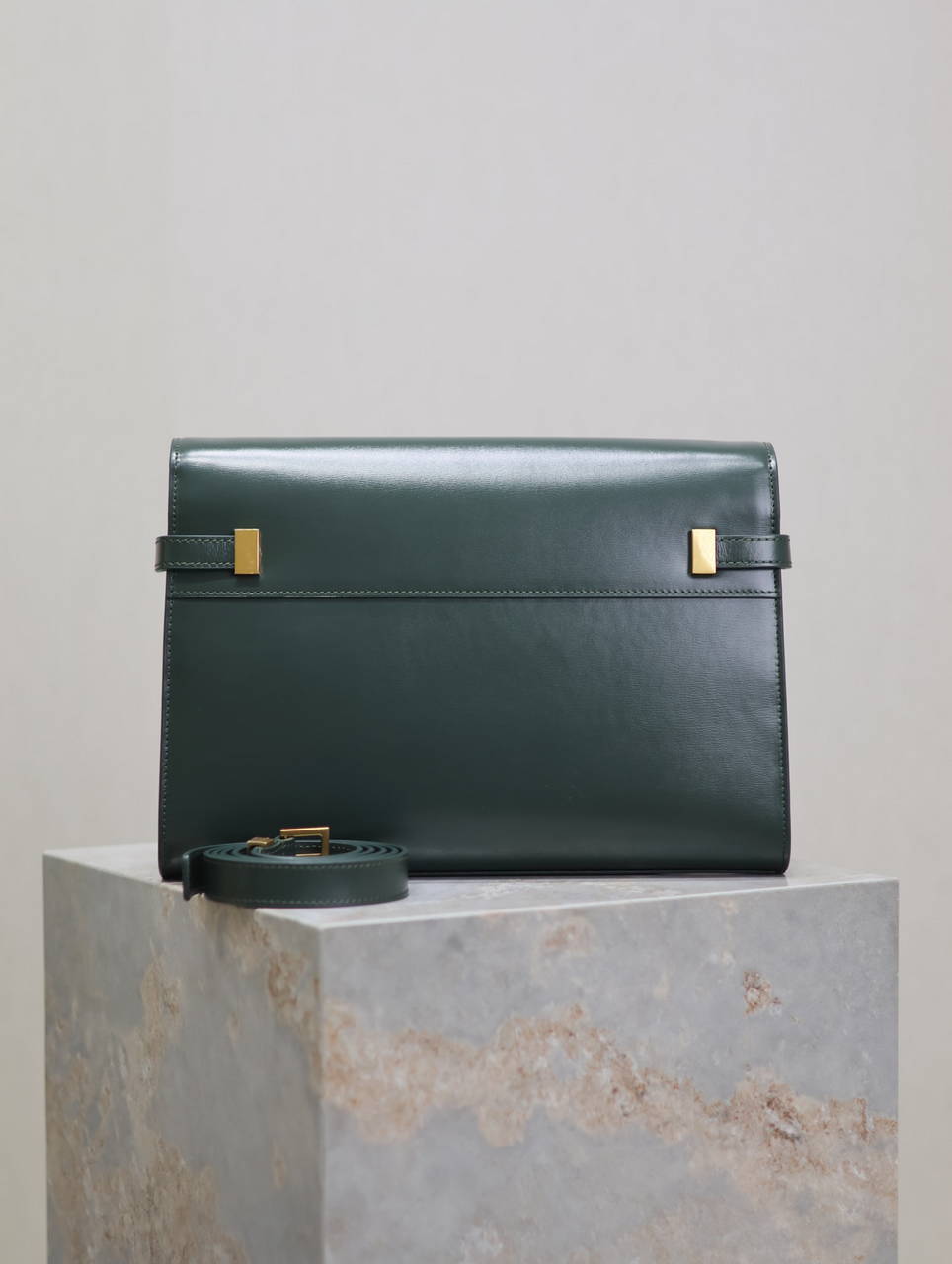 YSL 579271  Manhattan In Box Saint Laurent calfskin Green