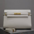 YSL 579271  Manhattan In Box Saint Laurent calfskin White